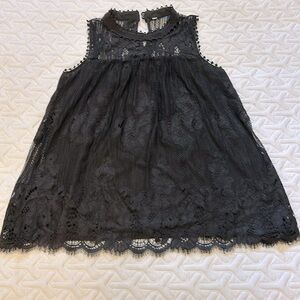 Altar’d State⬅️I think…Lace Black Tank Medium